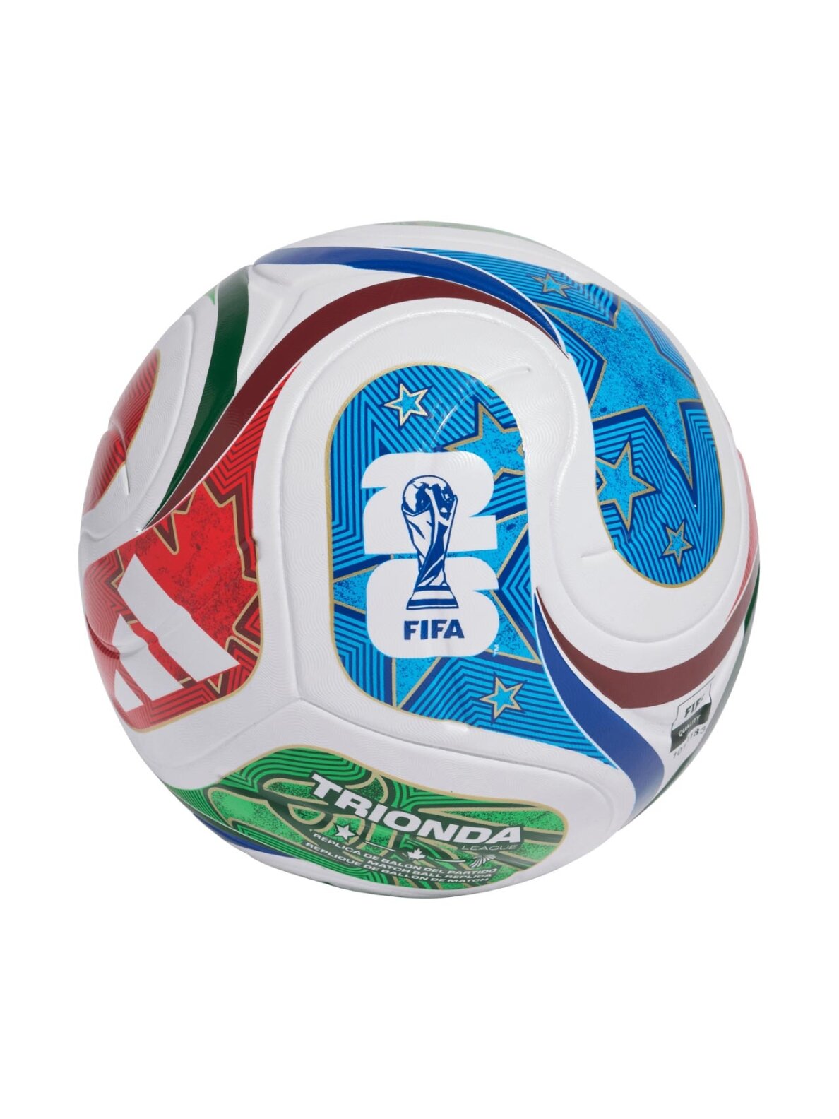 Adidas World Cup 26 Trionda League BOX futbolo kamuolys JD8045 1