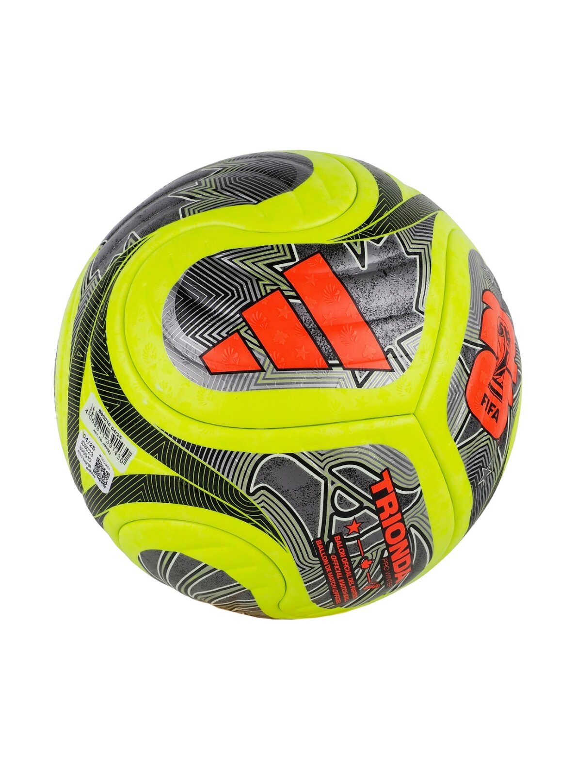 Adidas World Cup 26 Trionda Pro Winter futbolo kamuolys žalias-juodas-sidabrinis JD8023 2 Adidas World Cup 26 Trionda Pro Winter futbolo kamuolys žalias-juodas-sidabrinis JD8023 2
