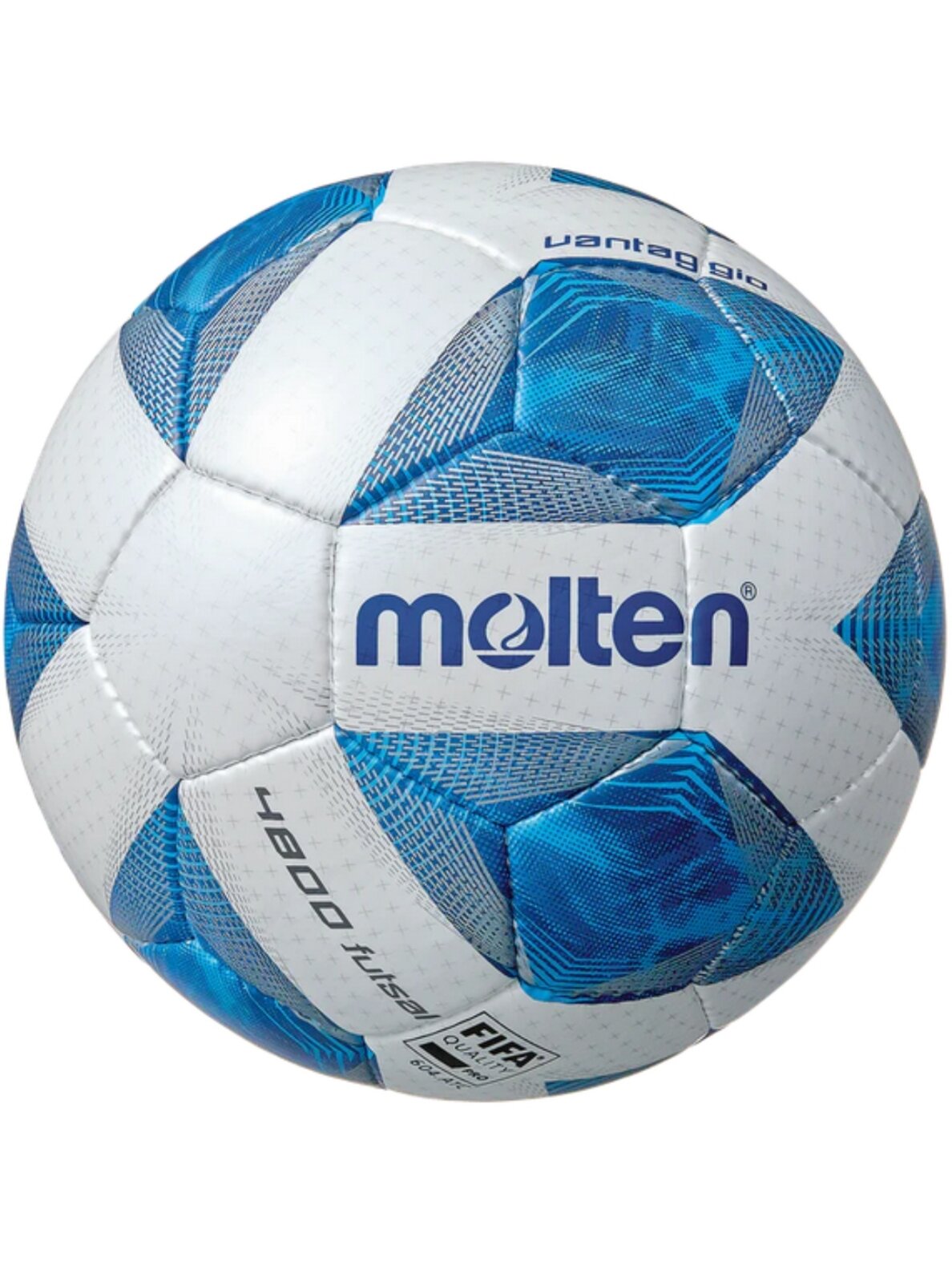 Futbolas Molten Vantaggio 4800 Futsal Fifa Pro mėlynai baltas F9A4800