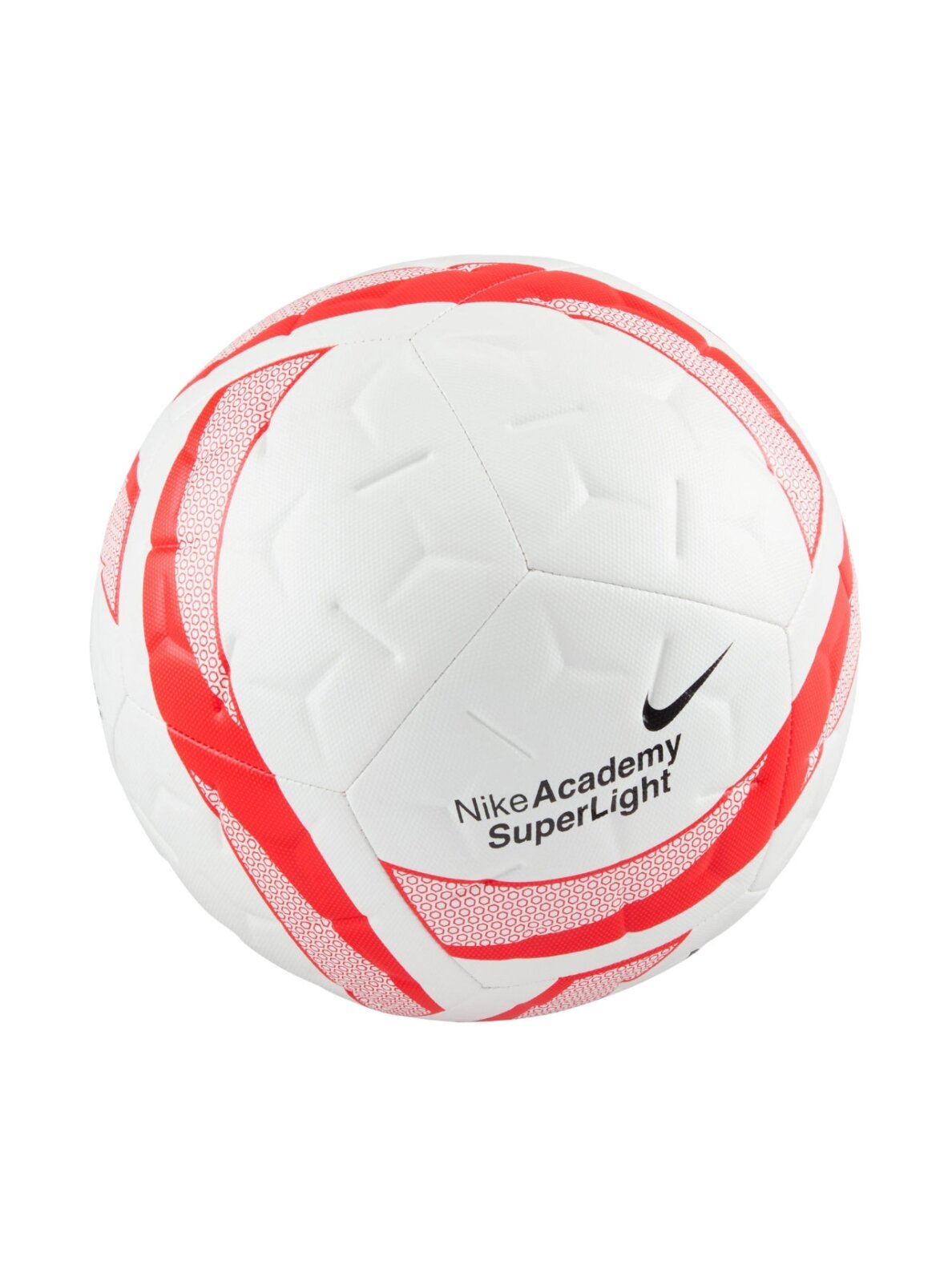 Nike Academy Superlight futbolo kamuolys baltas-raudonas HV6345 100