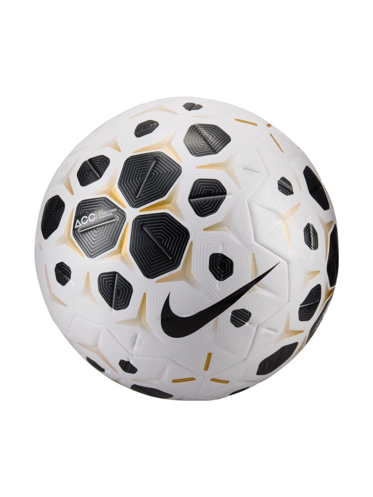 Nike Control 25 futbolo kamuolys baltas-juodas HV4395 100 1