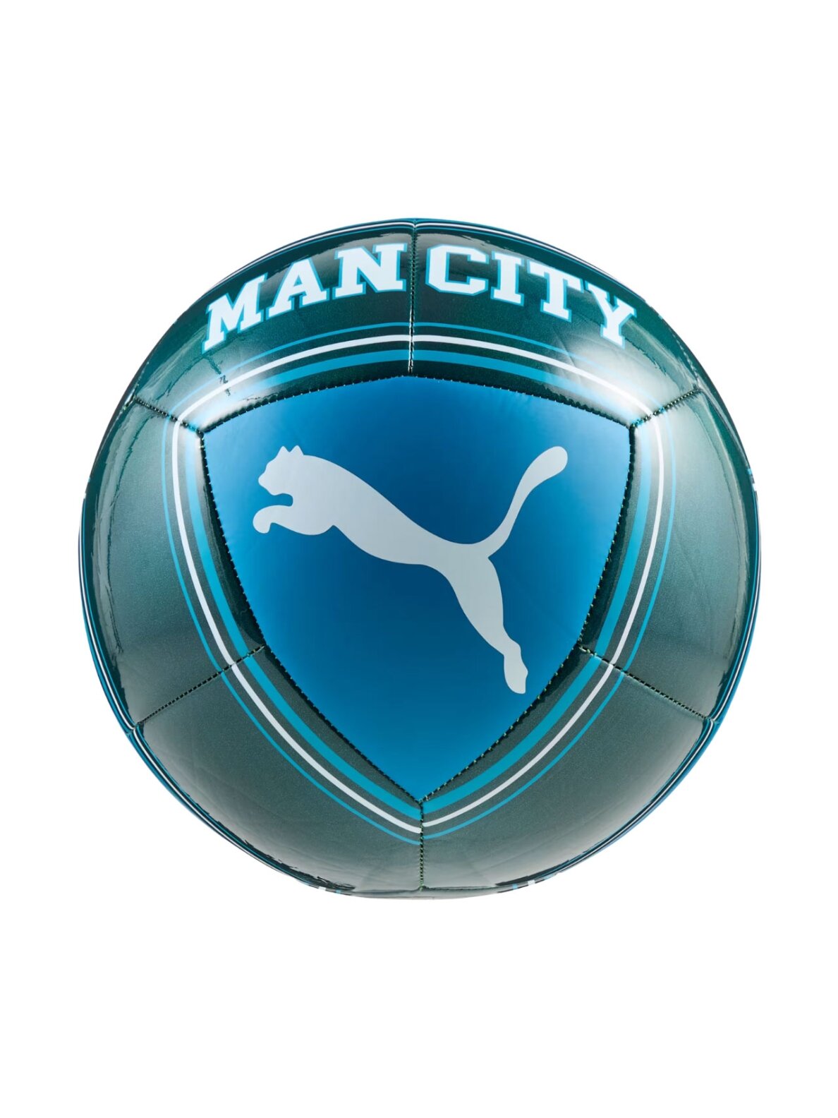 Puma futbolo kamuolys MCFC Culture turkio-mėlynas 84976 13