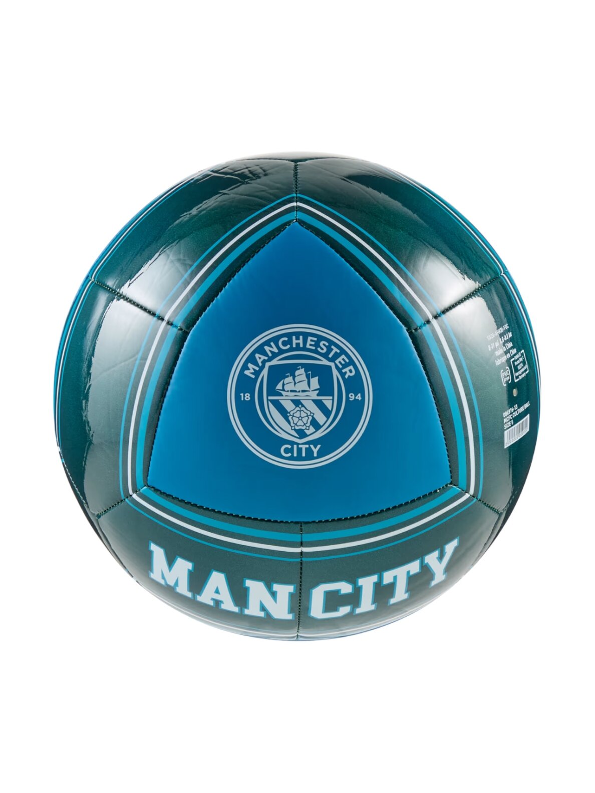 Puma futbolo kamuolys MCFC Culture turkio-mėlynas 84976 13 1 Puma futbolo kamuolys MCFC Culture turkio-mėlynas 84976 13 1