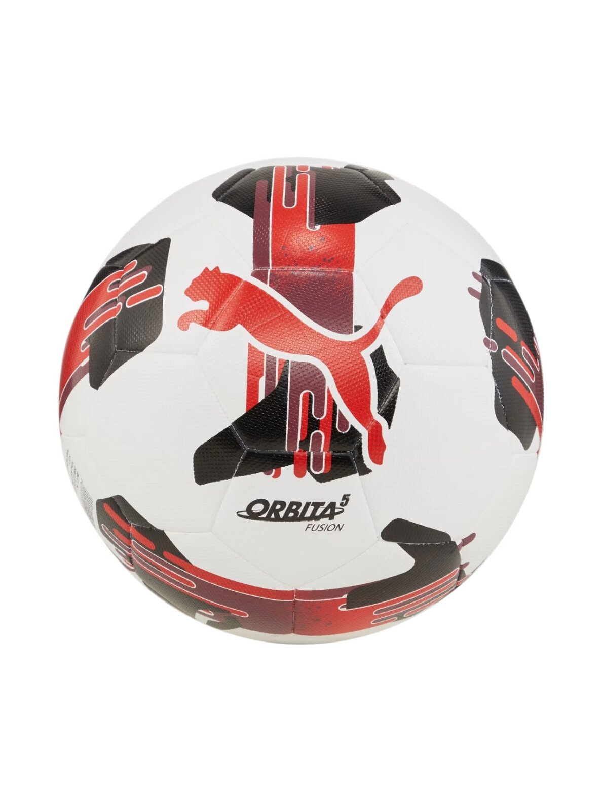 Puma Orbita 5 Fusion futbolo kamuolys baltas-raudonas-juodas 84331 04 Puma Orbita 5 Fusion futbolo kamuolys baltas-raudonas-juodas 84331 04