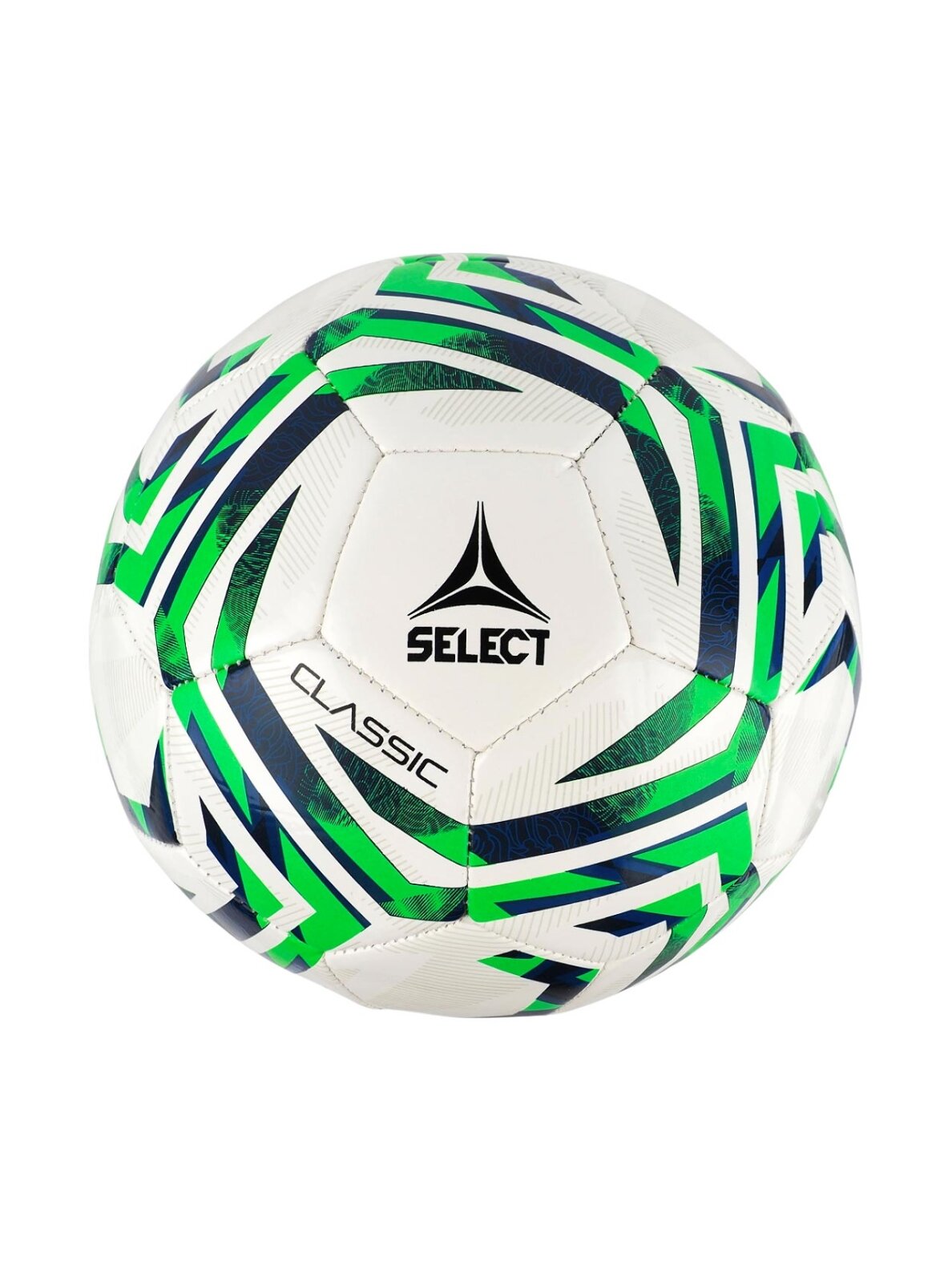 Select futbolo kamuolys Classic v25 baltos-žalios spalvos 18862 Select futbolo kamuolys Classic v25 baltos-žalios spalvos 18862