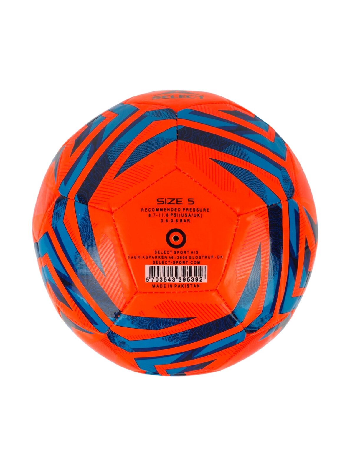Select Classic v25 futbolo kamuolys, oranžinis-mėlynas, 160074 1 Select Classic v25 futbolo kamuolys, oranžinis-mėlynas, 160074 1