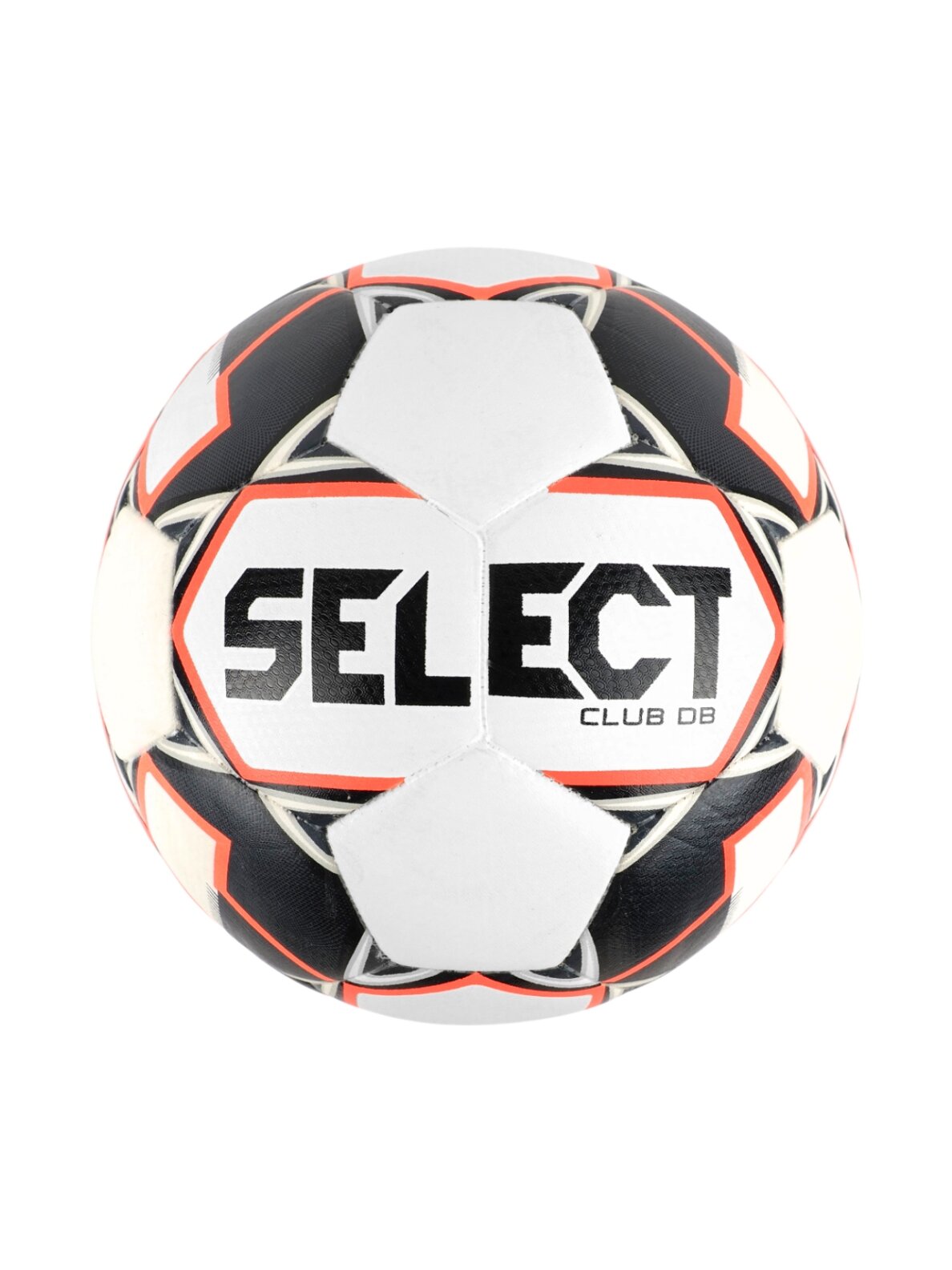 Futbolo kamuolys Select Club DB balto-juodo-oranžinio 18731 1