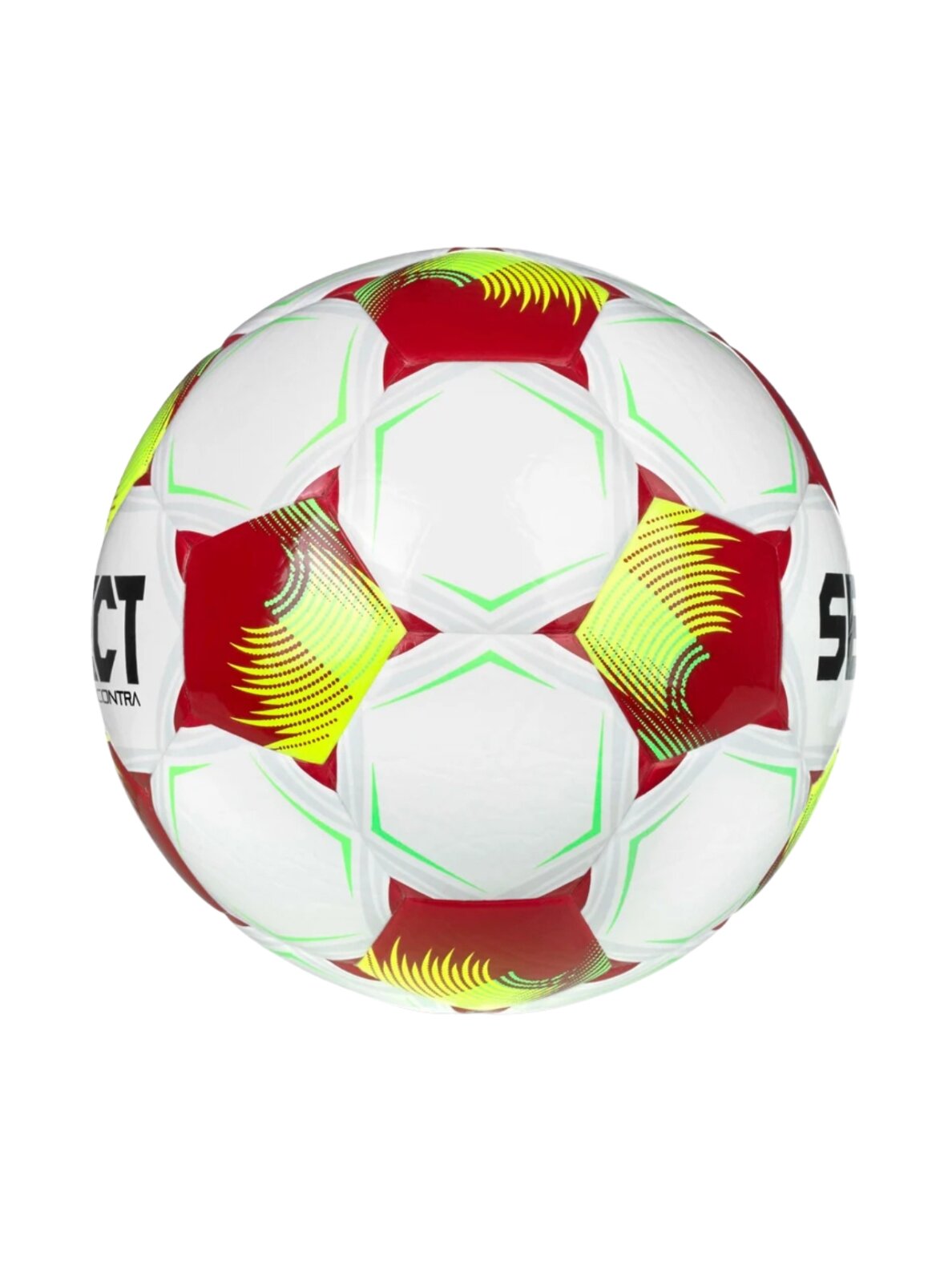 Select futbolo kamuolys FB Contra v26 FIFA Basic, baltas-raudonas-geltonas, 120085 2