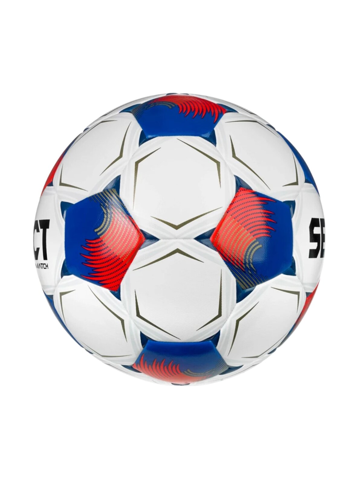 Select futbolo kamuolys FB Match v26 FIFA Basic, baltas-mėlynas-raudonas, 120078 2 Select futbolo kamuolys FB Match v26 FIFA Basic, baltas-mėlynas-raudonas, 120078 2