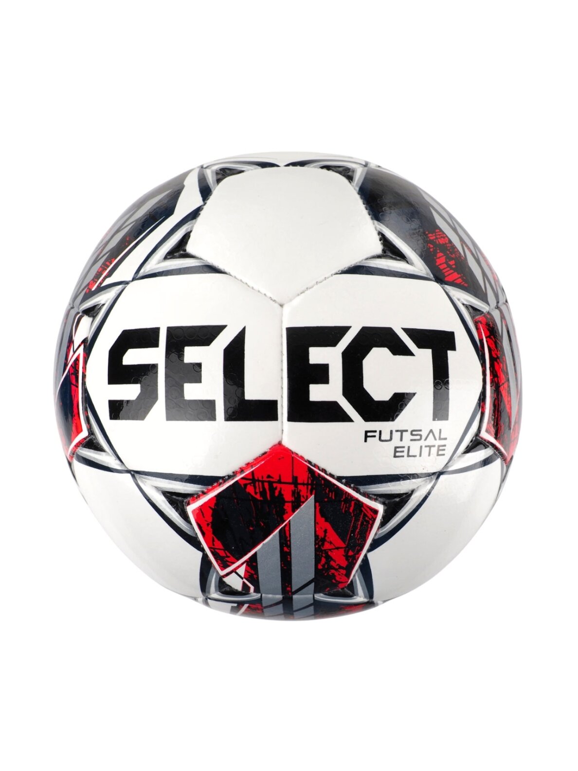 Select futsal kamuolys Futsal Elite baltos/raudonos/juodos spalvos 19319 Select futsal kamuolys Futsal Elite baltos/raudonos/juodos spalvos 19319