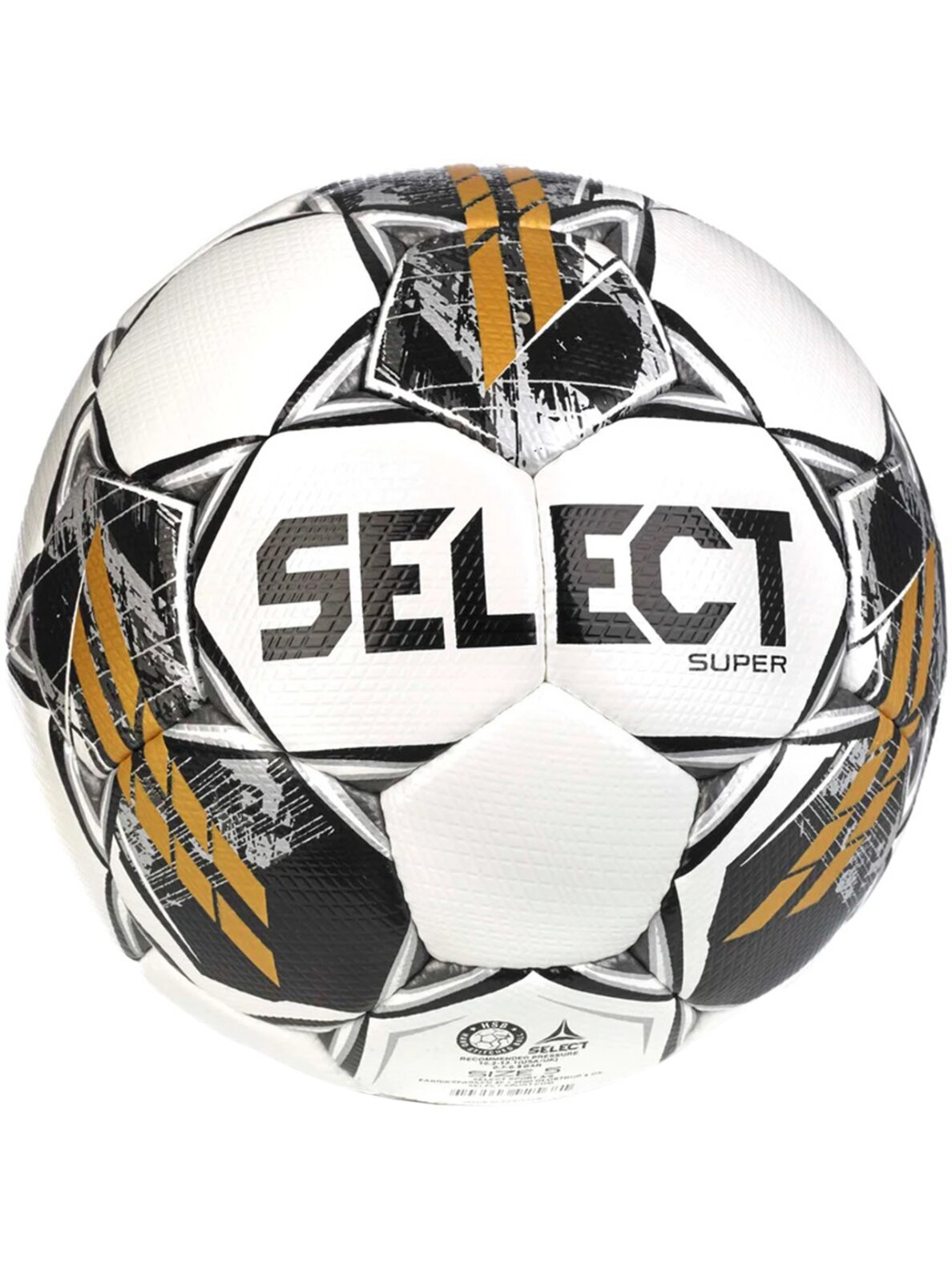 Select Super FIFA Quality Pro 5 v23 futbolo kamuolys, baltas-auksinis, 17892 1 Select Super FIFA Quality Pro 5 v23 futbolo kamuolys, baltas-auksinis, 17892 1