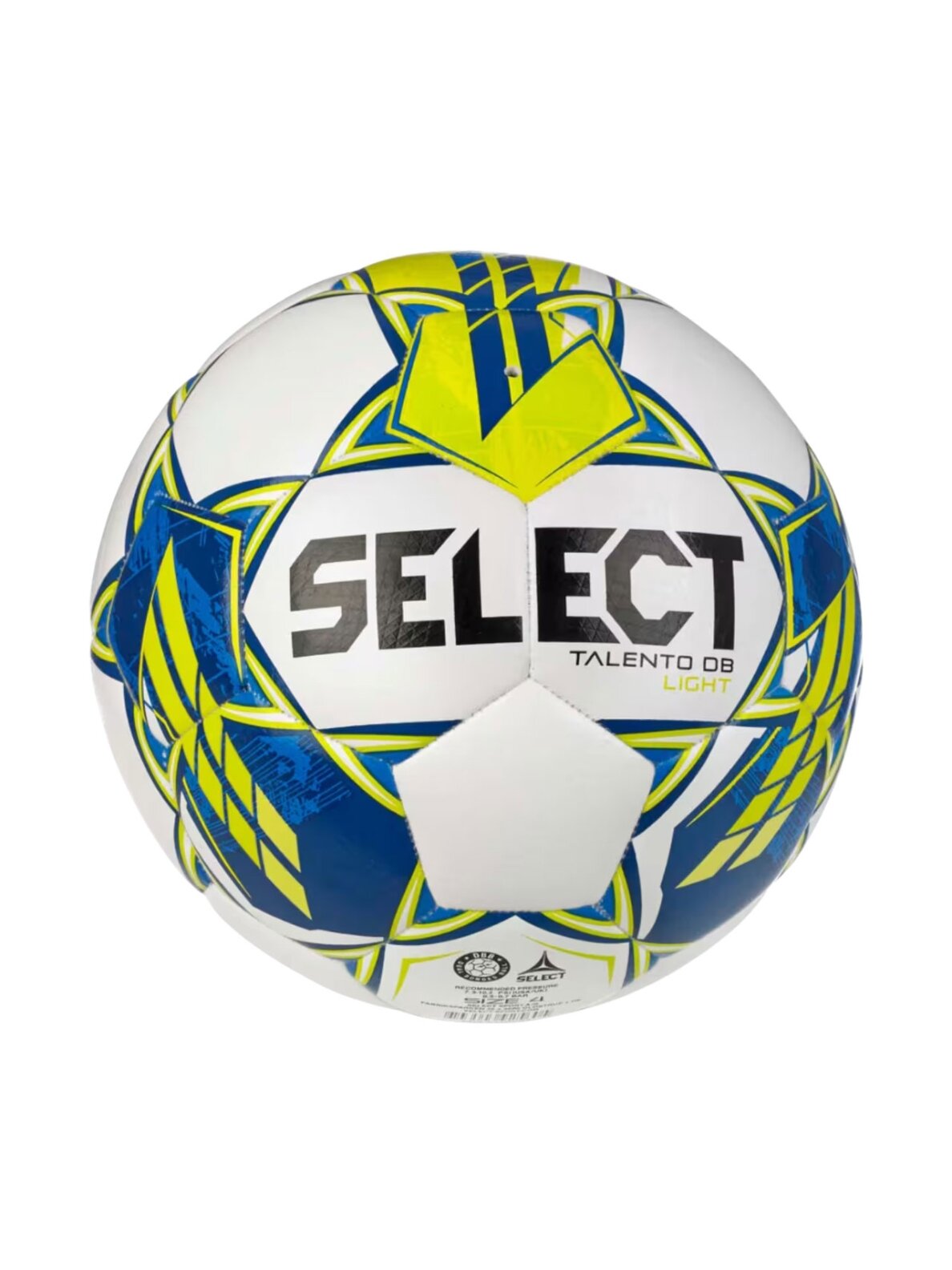 Select futbolo kamuolys Talento DB v23 baltas-geltonas 18733