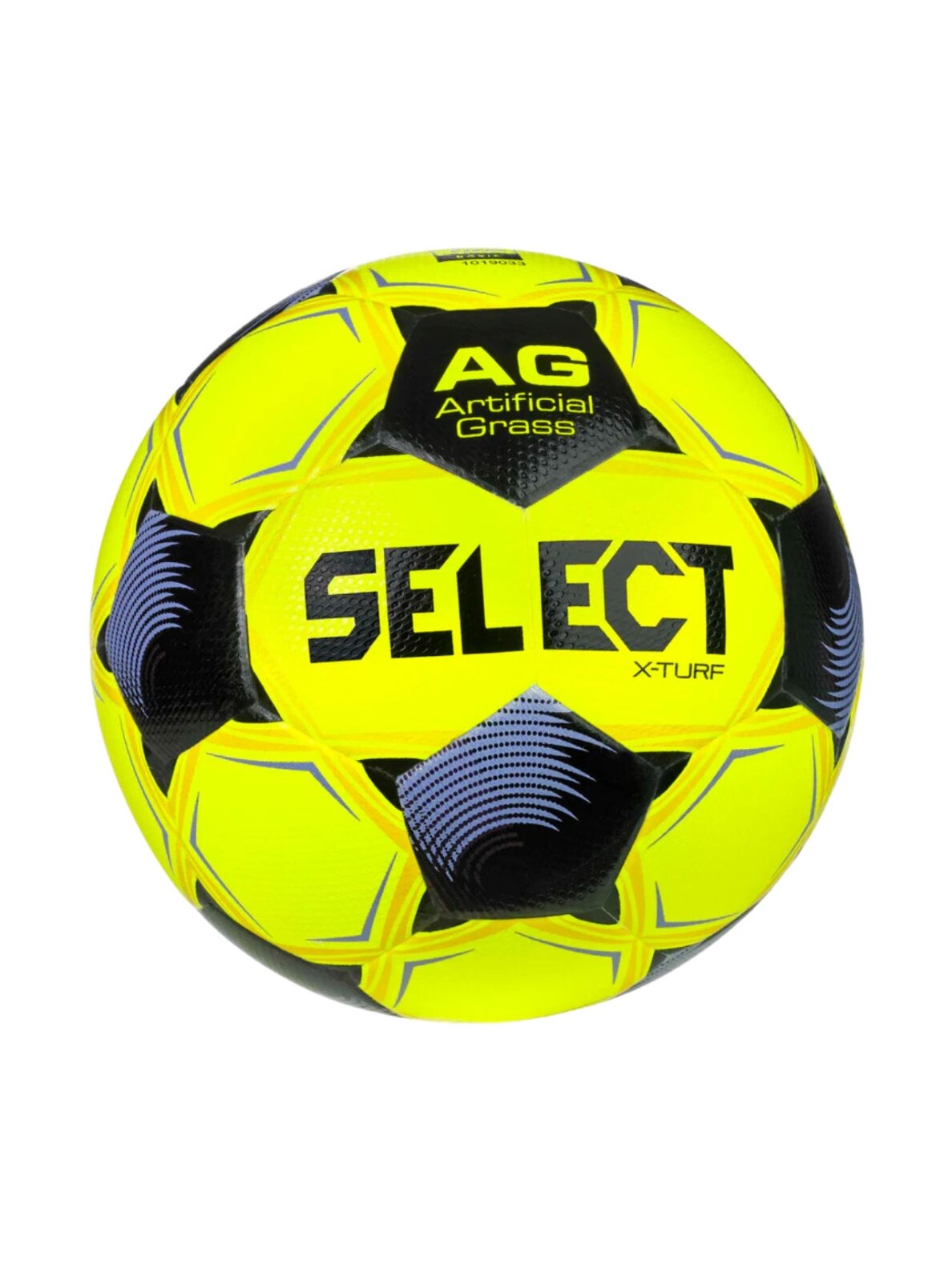 Select X-Turf v26 FIFA Basic futbolo geltona-juoda-violetinė 1021583/120081 Select X-Turf v26 FIFA Basic futbolo geltona-juoda-violetinė 1021583/120081