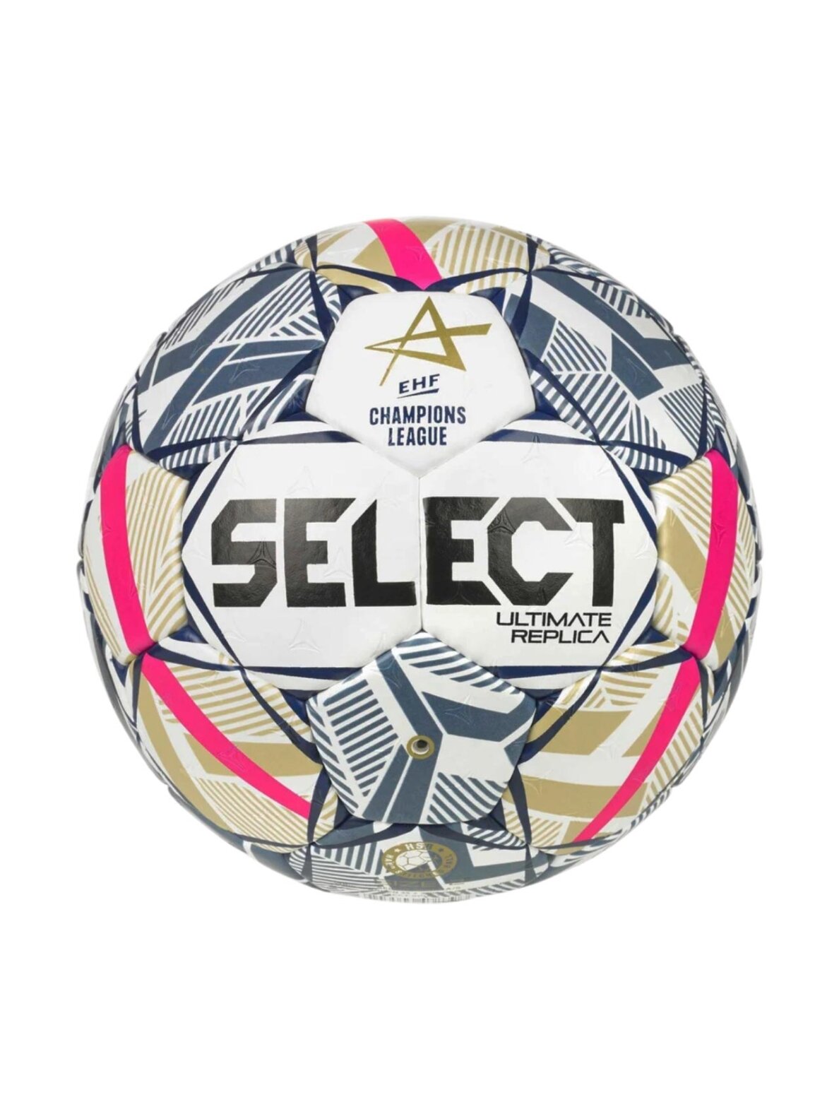 Select rankinio kamuolys Replica EHF Champions League v26 baltas-pilkas 220045
