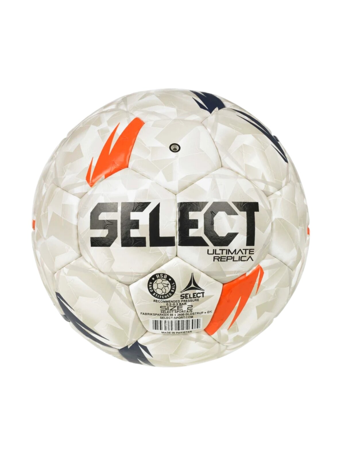 Select rankinio kamuolys Replica EHF European League v26 baltas-pilkas 220048 1