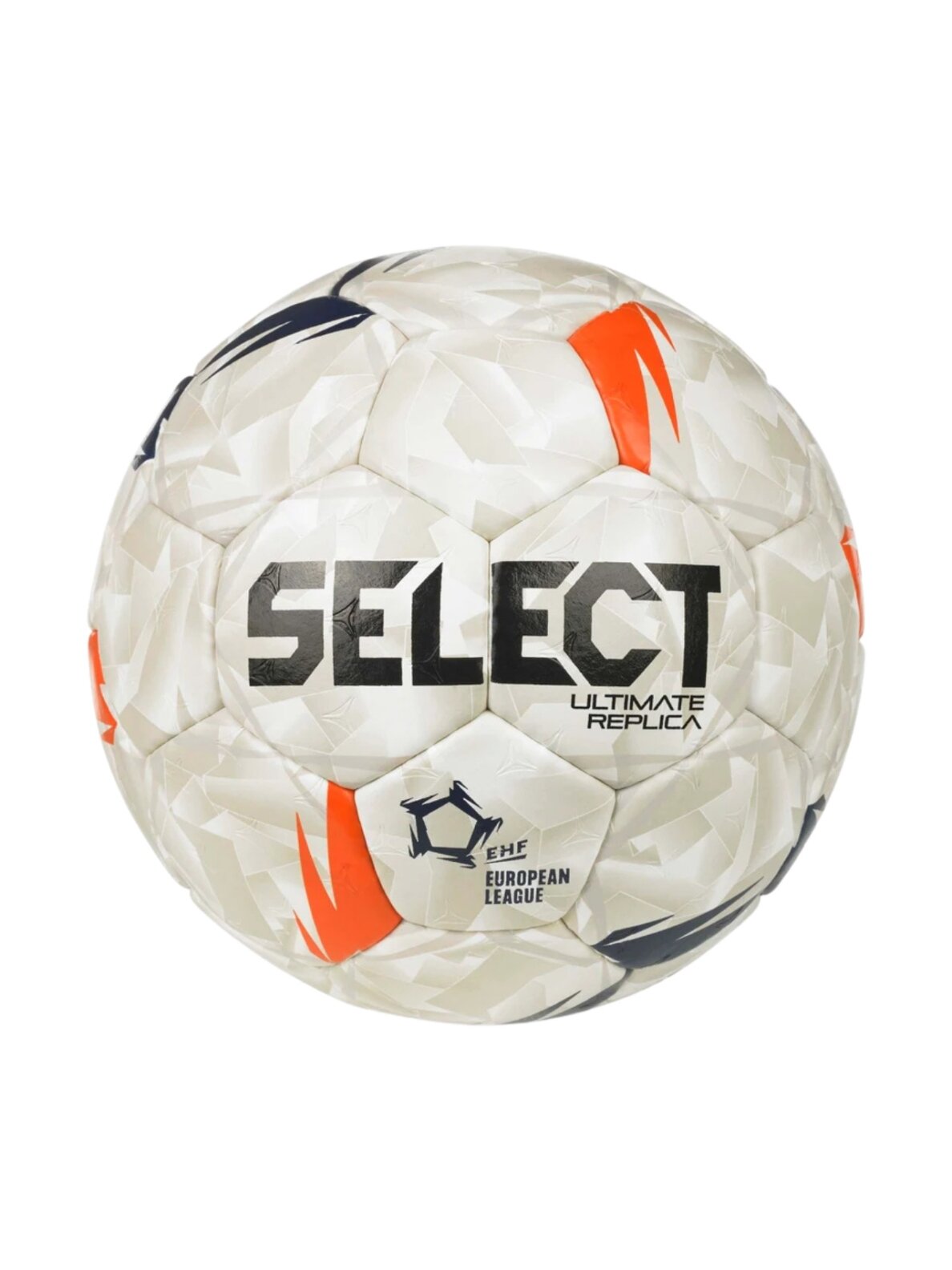 Select rankinio kamuolys Replica EHF European League v26 baltas-pilkas 220048