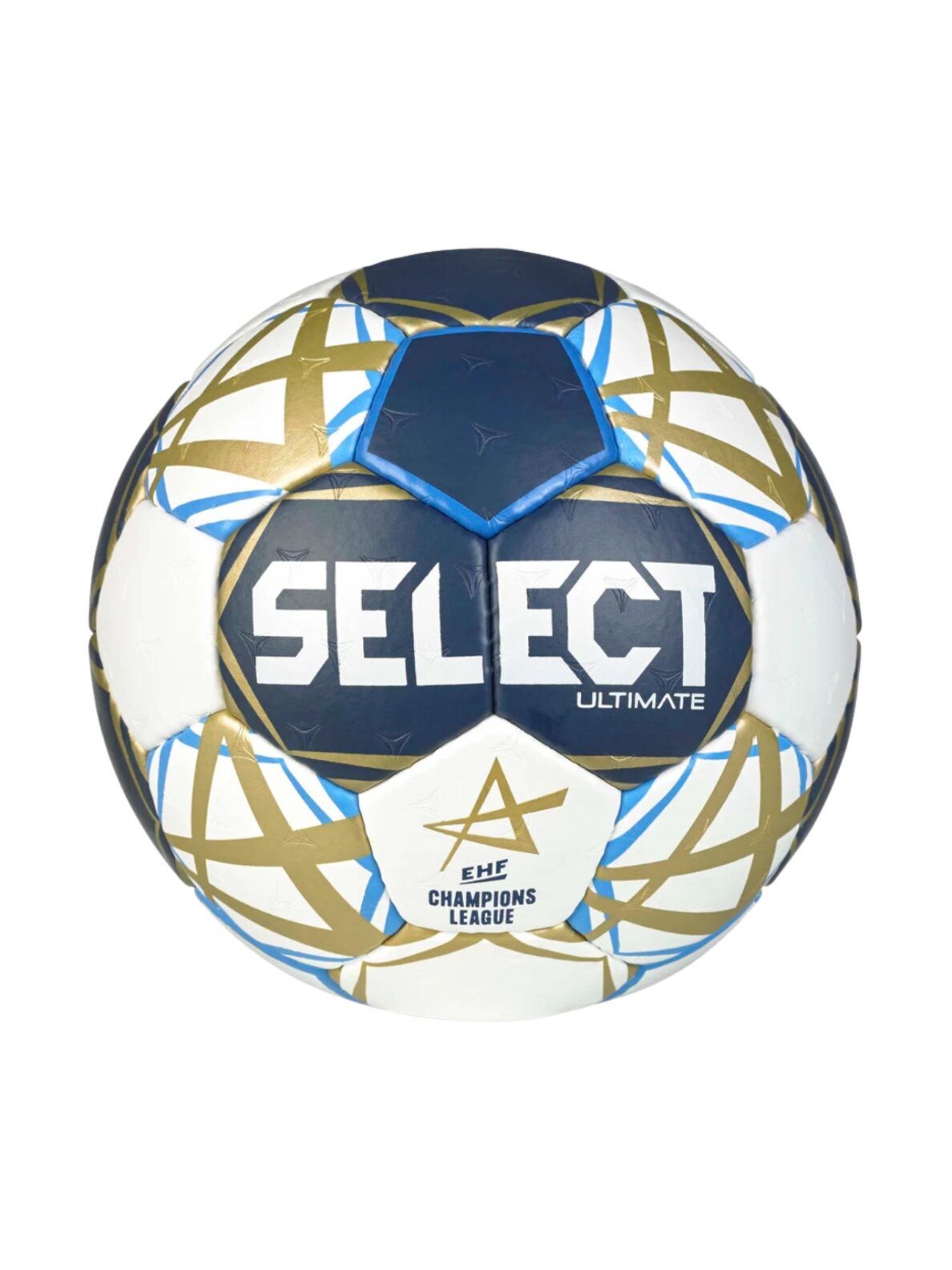 Select rankinio kamuolys Ultimate Champions League Replic 3 2025 vyrams baltas-tamsiai mėlynas 13534
