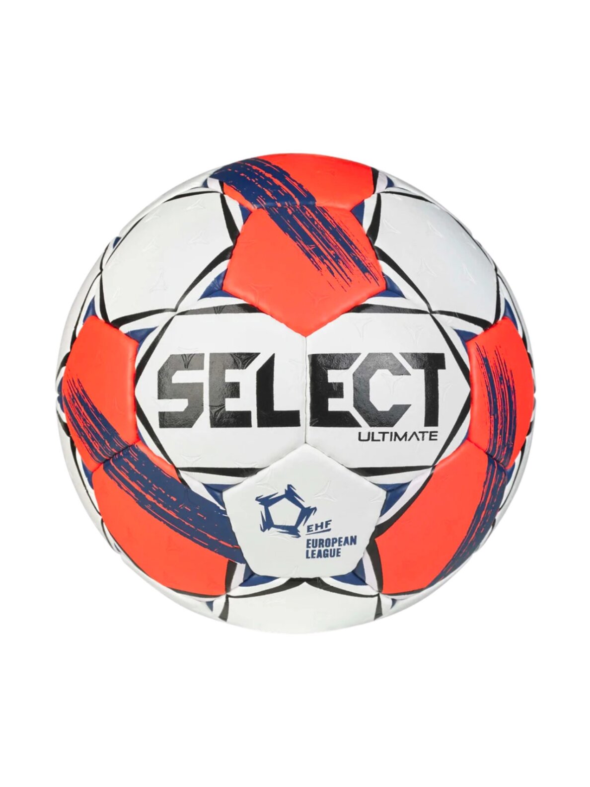 Select rankinio kamuolys Ultimate European League 3 v25 EHF baltos-oranžinės-tamsiai mėlynos spalvos 13520