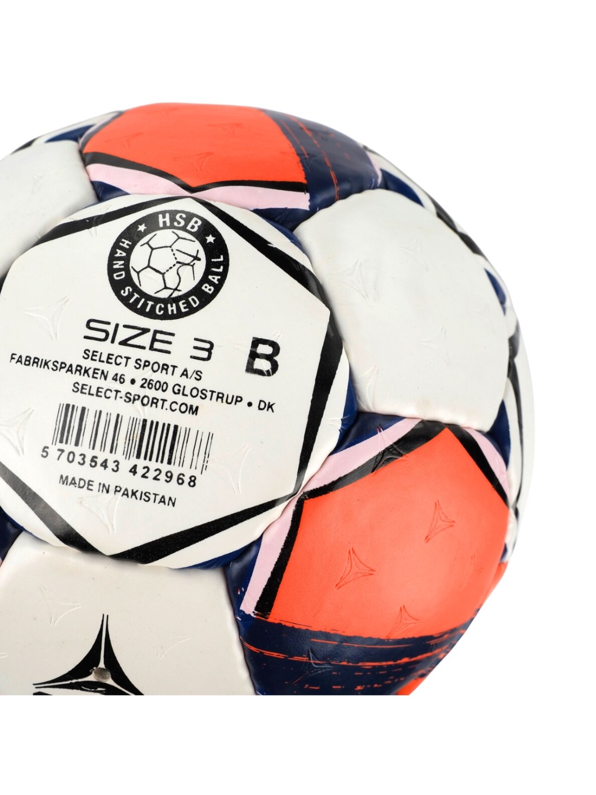 Handball Select Ultimate European League Replic 3 v25 EHF II klasės balta ir oranžinė 13521/270063 2 Handball Select Ultimate European League Replic 3 v25 EHF II klasės balta ir oranžinė 13521/270063 2