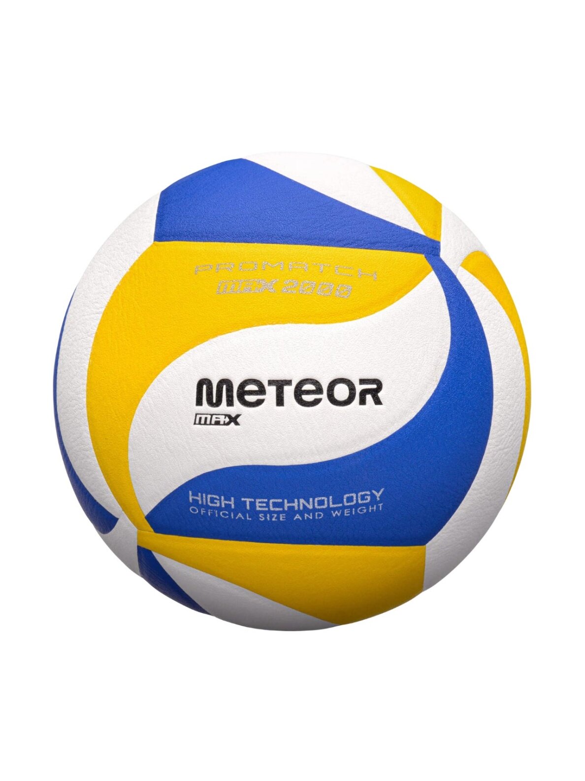 Meteor Max 2000 tinklinio kamuolys mėlynas-geltonas-baltas 17409 Meteor Max 2000 tinklinio kamuolys mėlynas-geltonas-baltas 17409