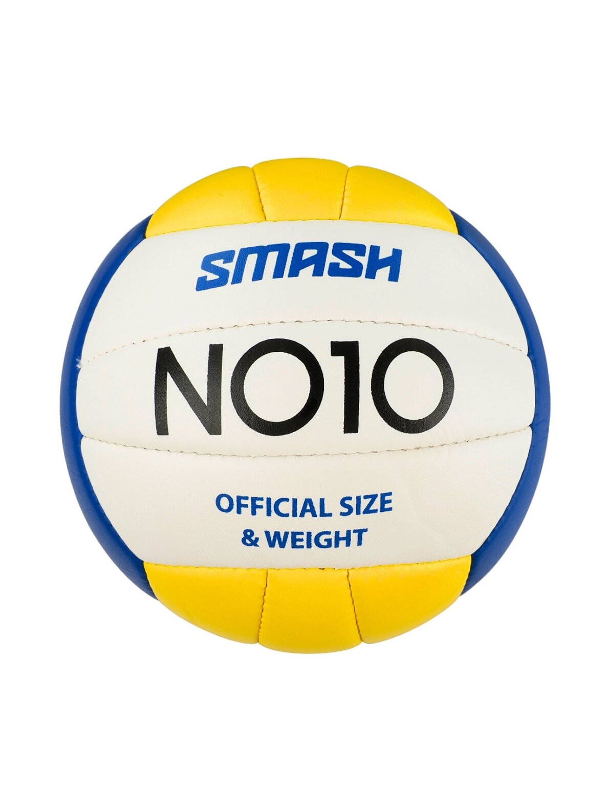 Tinklinio kamuolys NO10 Smash balta, mėlyna ir geltona Tinklinio kamuolys NO10 Smash balta, mėlyna ir geltona