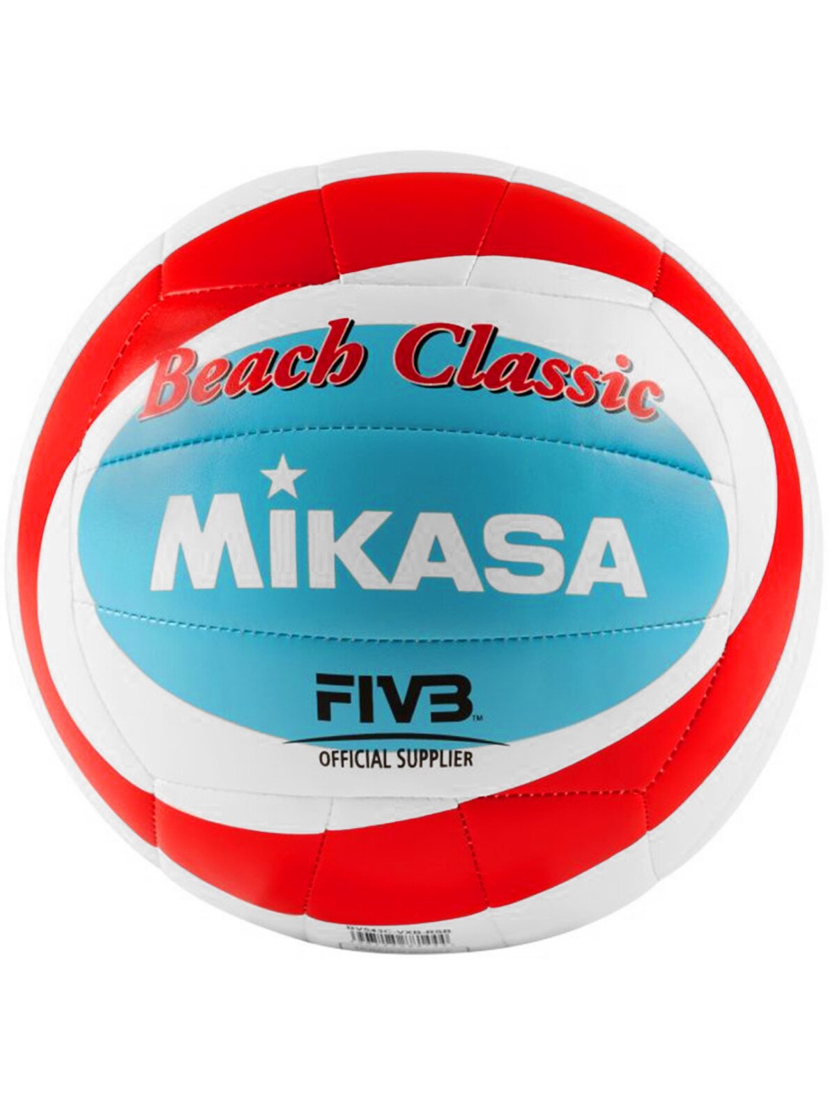 Mikasa Beach Classic paplūdimio tinklinis balta-raudona-mėlyna BV543C-VXB-RSB