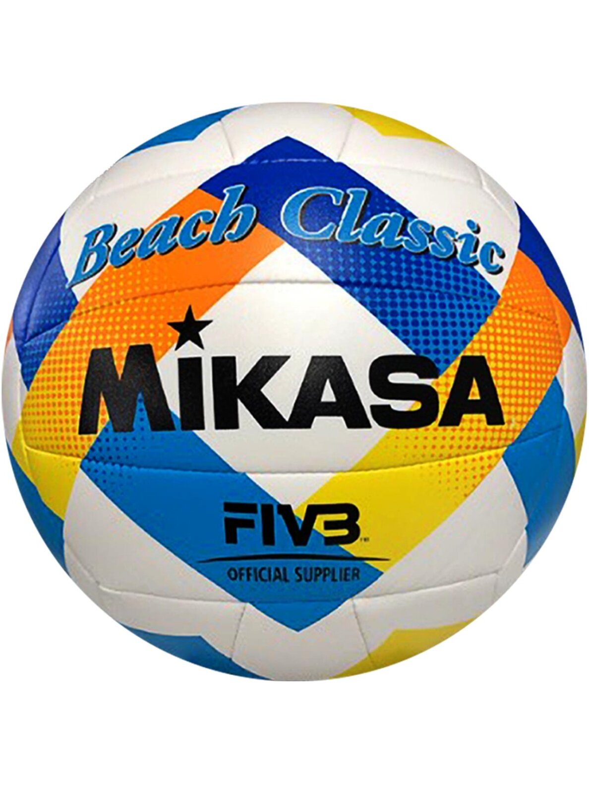 Mikasa Beach Classic paplūdimio tinklinis balta-mėlyna-geltona BV543C-VXA-Y Mikasa Beach Classic paplūdimio tinklinis balta-mėlyna-geltona BV543C-VXA-Y