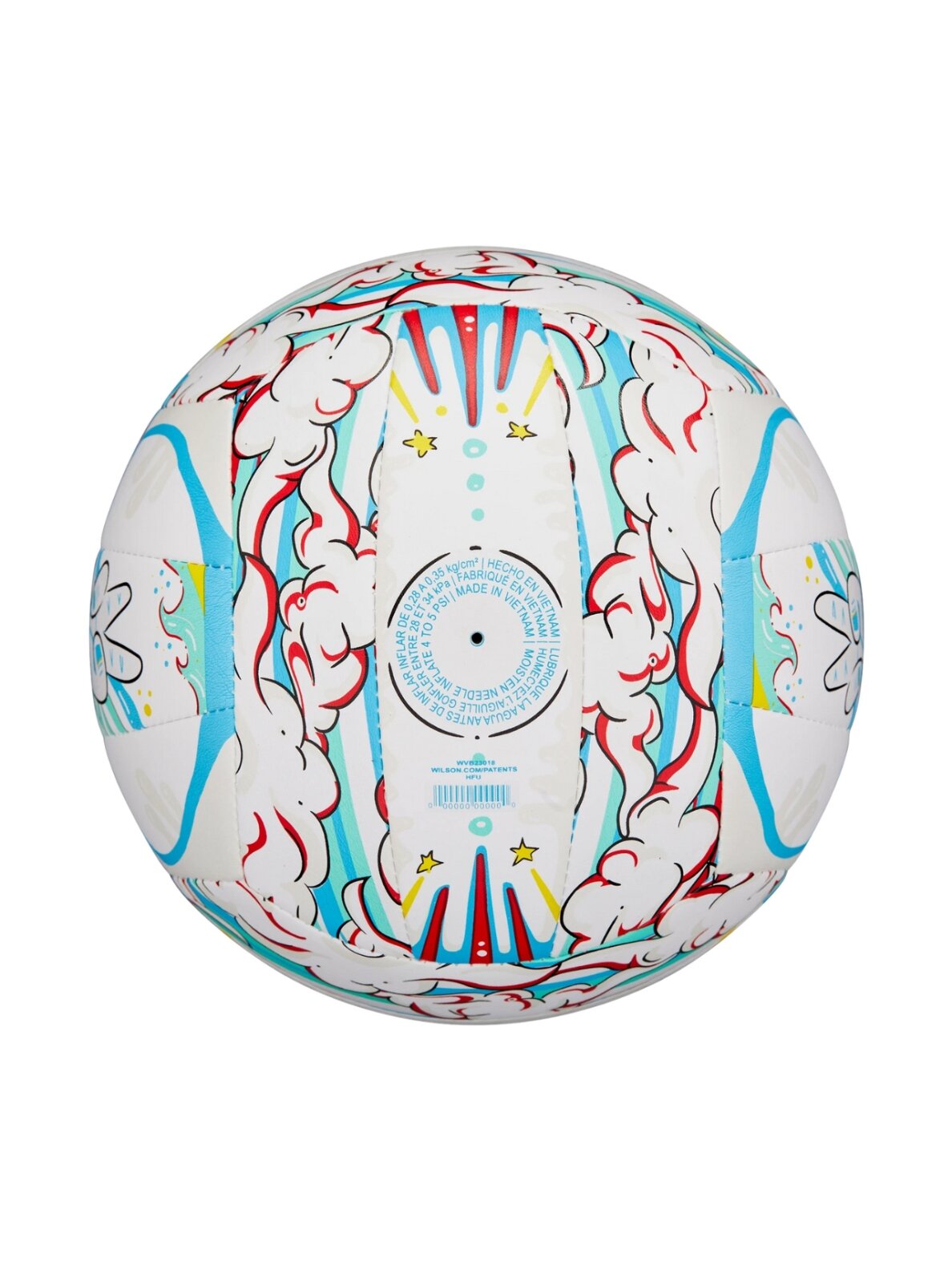 Wilson Graffiti Peace VB New tinklinės kamuolys spalvotas 2