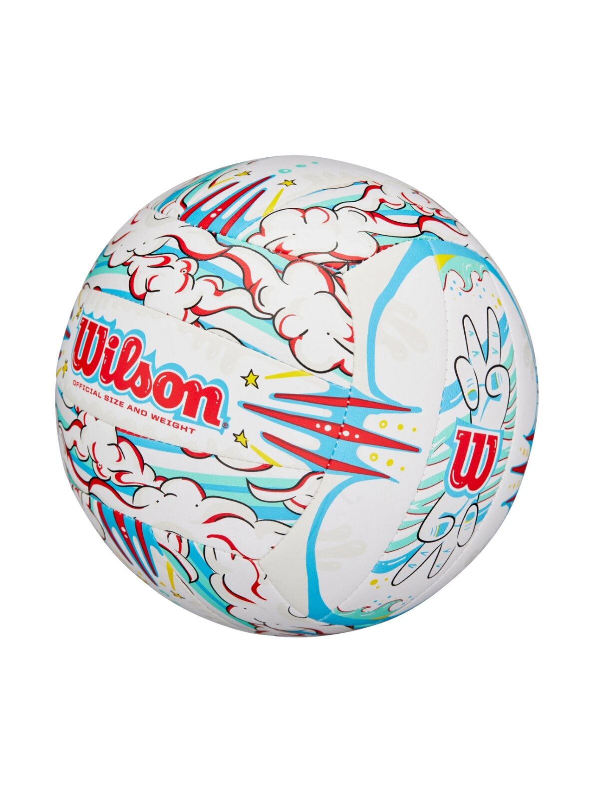 Wilson Graffiti Peace VB New tinklinės kamuolys spalvotas 5