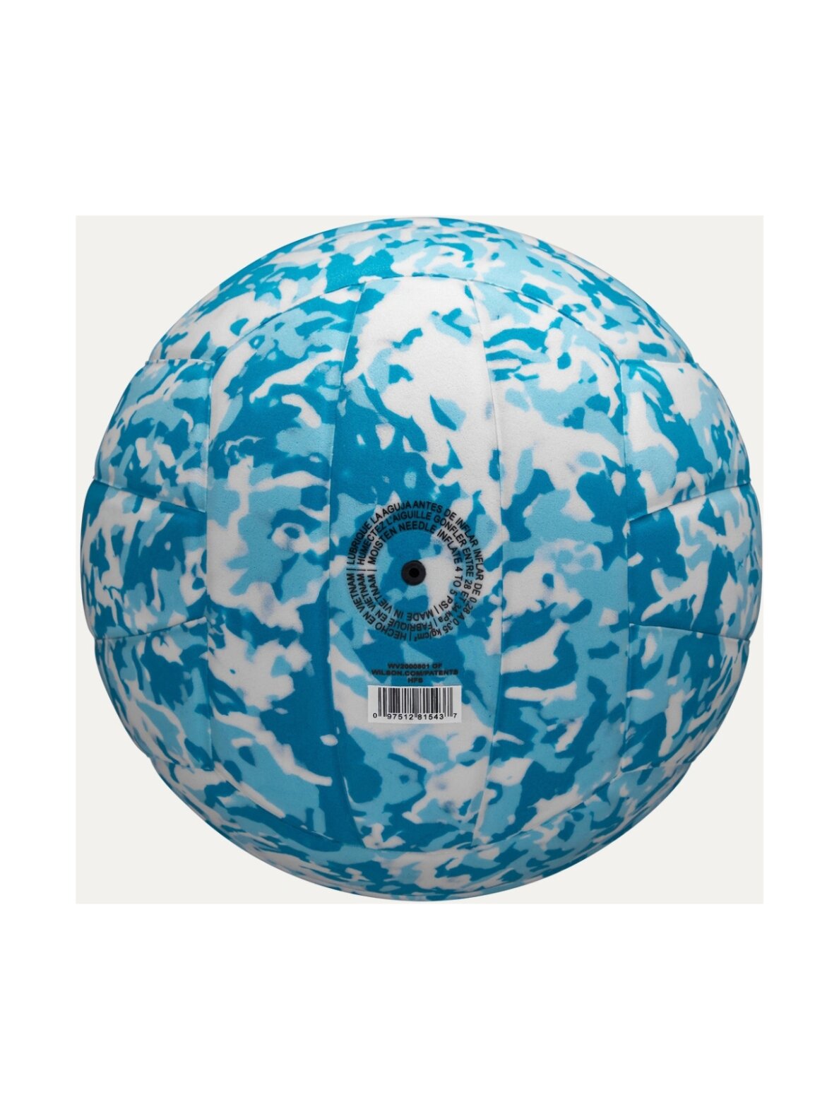 Wilson Impact Gen Green VB tinklinės kamuolys mėlynas-baltas 1 Wilson Impact Gen Green VB tinklinės kamuolys mėlynas-baltas 1