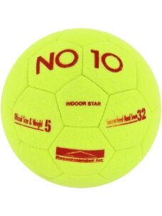 NO10 Indoor Star Futbolo kamuolys geltonas 5 dydis