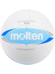 Tinklinio kamuolys Molten guminis baltas-mėlynas S2V1550-WC