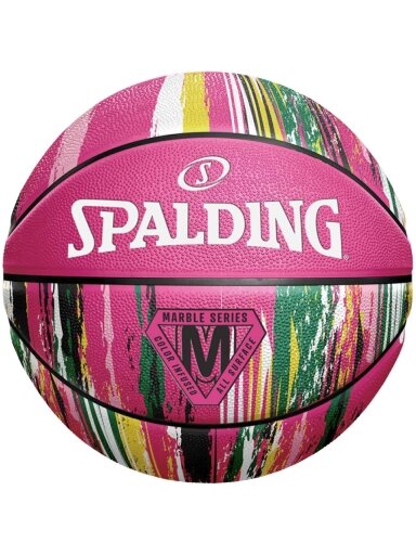 Spalding Marble krepšinio rožinis 84402Z