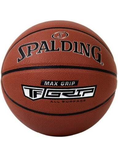 Spalding Max Grip krepšinio kamuolys rudas 76873Z