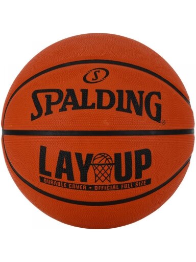 Spalding Layup krepšinio kamuolys, oranžinis 83729Z