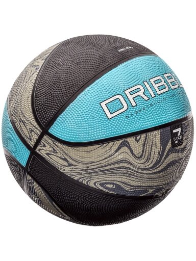 Meteor Dribble krepšinio kamuolys pilkai mėlynas 07091