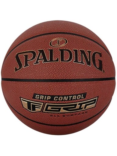 Spalding Grip Control krepšinio kamuolys rudas 76875Z