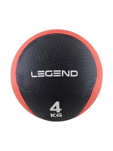 Legend Cellular medicinos kamuolys 4kg juodos ir raudonos spalvos