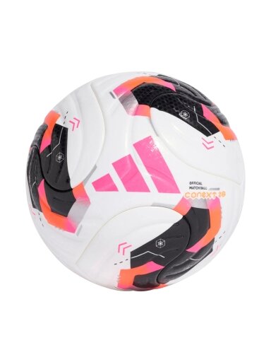 Adidas Conext 26 Pro futbolas balta-rožinė-juoda KE5866
