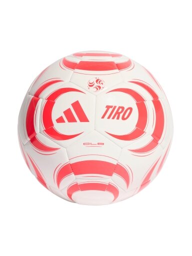 adidas Tiro Club futbolo kamuolys balto-oranžinis JW1531