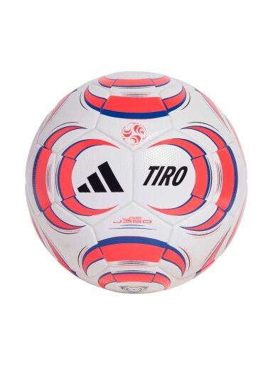Adidas Tiro League J350 futbolas, baltas ir oranžinis JW1525