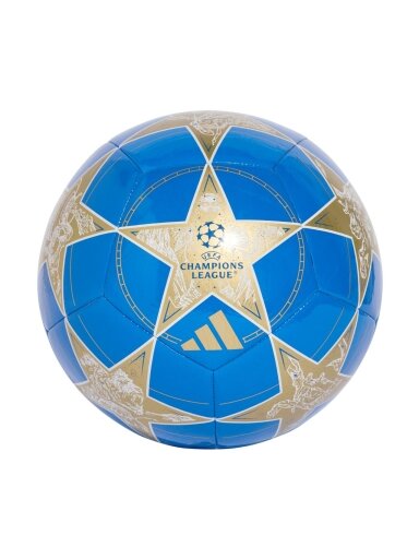 Adidas futbolo kamuolys UCL Club 25/26 League Stage mėlynas JP1535