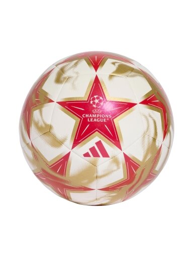 Adidas UCL Club 26/27 League Stage futbolo baltas-raudonas-auksas KE9764
