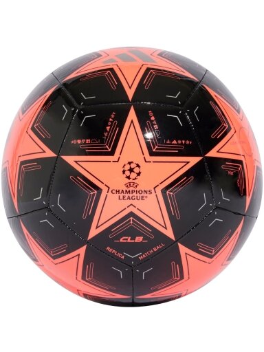 Adidas UCL Club futbolo juodos ir oranžinės spalvos IX4064