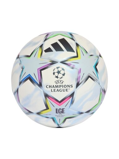 Futbolas adidas UCL League J350 26/27 League Stage balta ir mėlyna KE9768