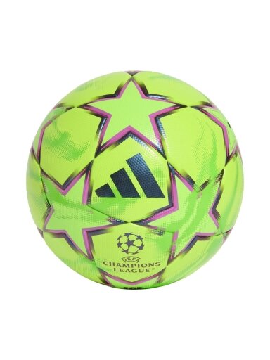 Adidas UCL Winter 26/27 League Stage futbolo žalia-juoda-rožinė KY5573