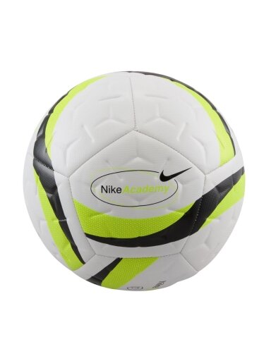 Nike Academy Team 25 futbolo kamuolys balto-geltonos spalvos HV4387 100