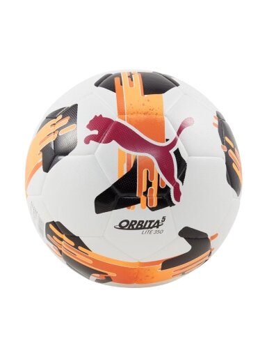 Puma Orbita 5 Fusion Lite futbolas 350g baltas ir oranžinis 84332 01