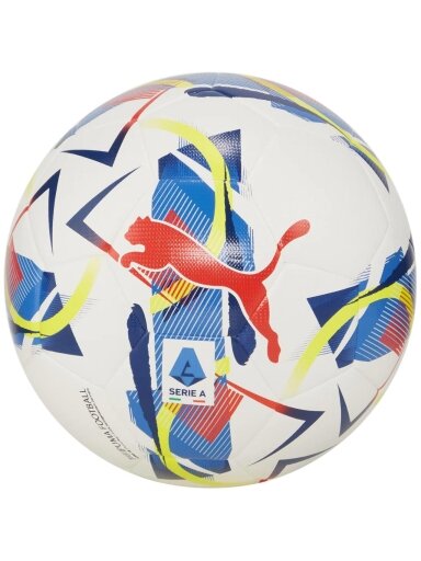 Futbolas Puma Orbita Serie A hibridinis balta-mėlyna-raudona 84299 01
