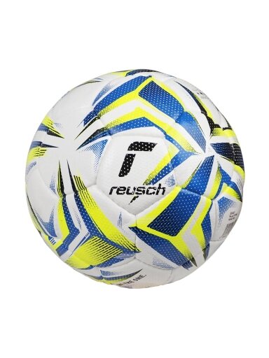 Reusch Attrakt Gold futbolo kamuolys baltas-mėlynas-geltonas 5554001 1616